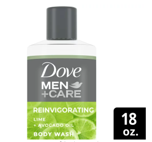 Dove Men+Care Body Wash Lime + Avocado Oil 18 oz