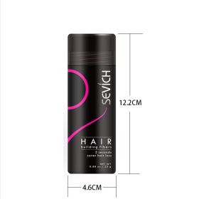 Powder Extension Thinning Thickening Hair Growth (Option: Black-25G)